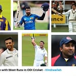 Top Batsmen with Most Runs in ODI Cricket